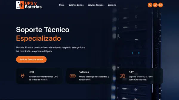 UPS y Bater&iacute;as